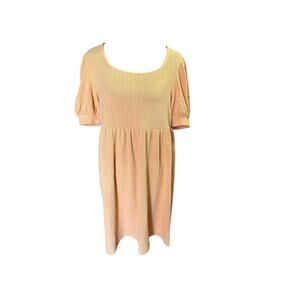 Polagram Orange Rivne Dress – Flowy Boho Style with Feminine Detail